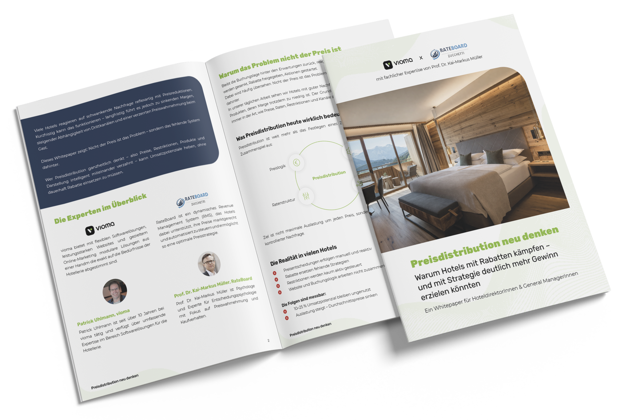 Mockup Whitepaper Preisdistribution neu denken von vioma und RateBoard